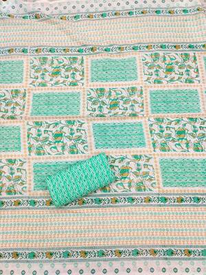 floral printed unstitched dress material 3