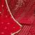 embellished bandhani printed unstitched dress material