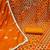 bandhani printed sequinned unstitched dress material