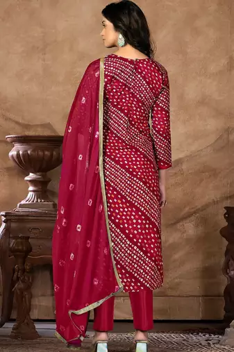 embellished unstitched dress material