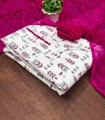 tribal printed cotton unstitched dress material