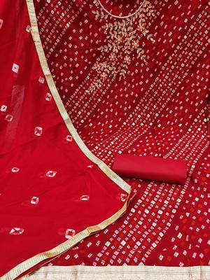 embellished unstitched dress material 3