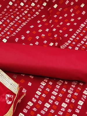 embellished unstitched dress material 4
