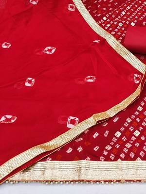 embellished unstitched dress material 5