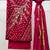 bandhani printed unstitched dress material