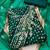 green embellished unstitched dress material