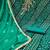 green embellished unstitched dress material