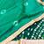 green embellished unstitched dress material