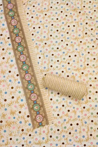 printed unstitched dress material