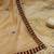 beige & brown embroidered cotton unstitched dress material
