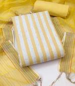 woven design unstitched dress material