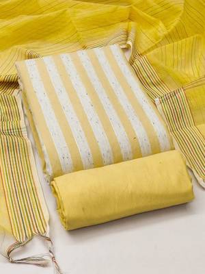 woven design unstitched dress material 2