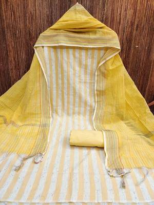 woven design unstitched dress material 4