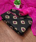 ethnic motifs printed cotton unstitched dress material