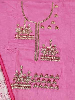woven design unstitched dress material 4