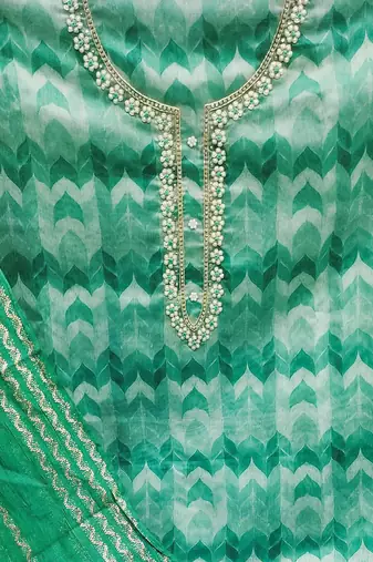 printed unstitched dress material