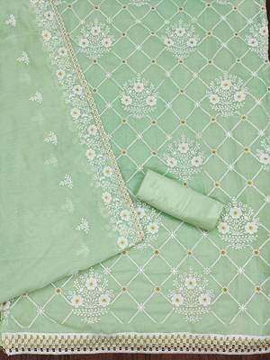 glory floral embroidered unstitched dress material 3