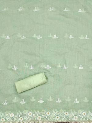 glory floral embroidered unstitched dress material 4