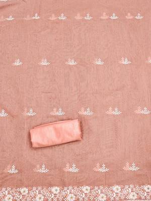 ethnic motifs embroidered unstitched dress material 4