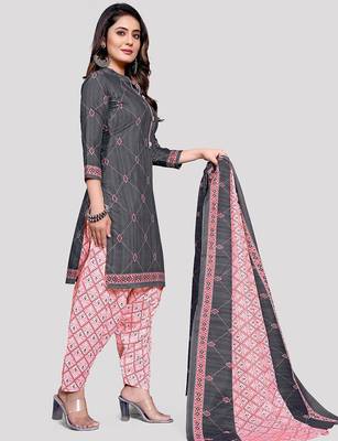 geometric printed unstitched dress material 3