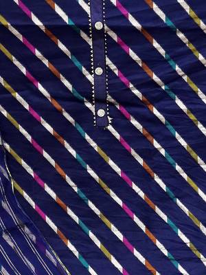 striped organza unstitched dress material 4
