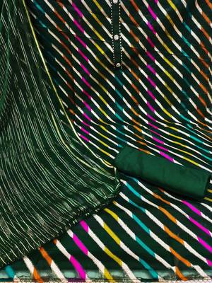 striped woven design gotta patti unstitched dress material 3