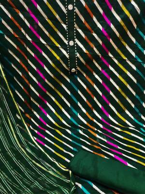 striped woven design gotta patti unstitched dress material 4