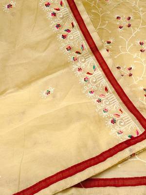 embroidered unstitched dress material 5