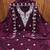embroidered silk blend unstitched dress material