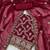 ethnic motifs embroidered unstitched dress material