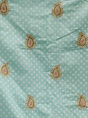embroidered cotton unstitched dress material 4