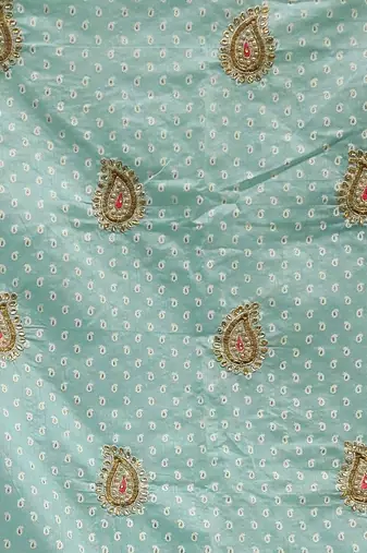 embroidered cotton unstitched dress material