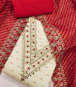 embroidered unstitched dress material