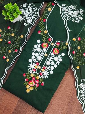 women cotton blend unstitched dress material 1