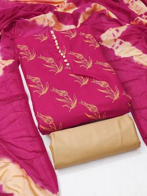 printed unstitched dress material 1