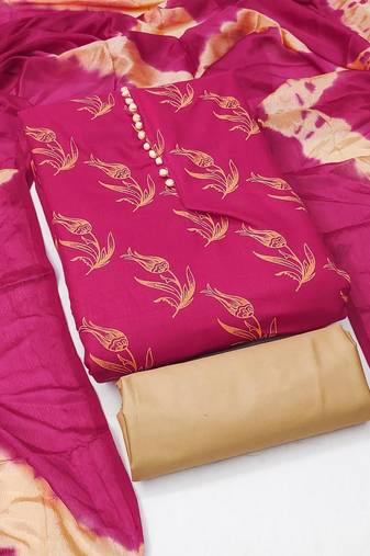 printed unstitched dress material