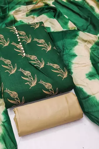 printed unstitched dress material