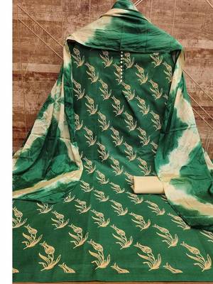 printed unstitched dress material 2