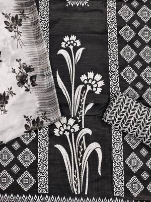 floral printed unstitched dress material 3