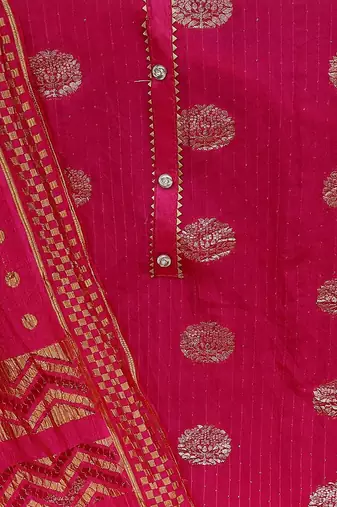 woven design unstitched dress material