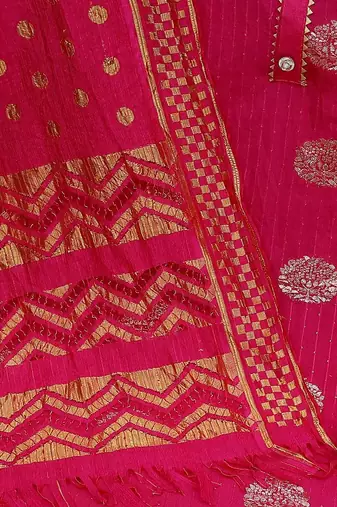 woven design unstitched dress material