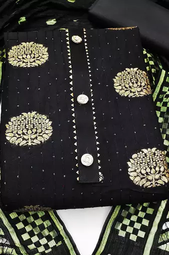 woven design unstitched dress material