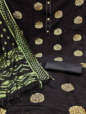 woven design unstitched dress material 3