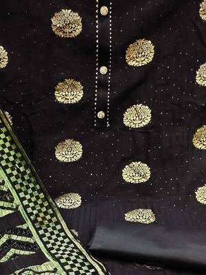 woven design unstitched dress material 4