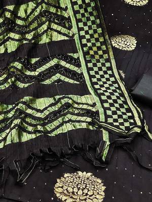 woven design unstitched dress material 5