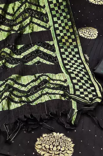 woven design unstitched dress material