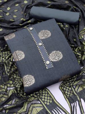 woven design unstitched dress material 1