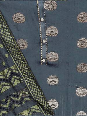 woven design unstitched dress material 5