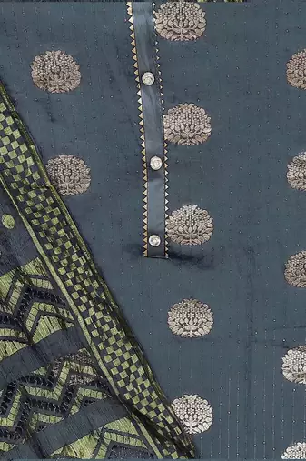 woven design unstitched dress material