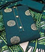 woven design unstitched dress material